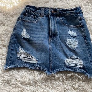 Forever 21 jean skirt